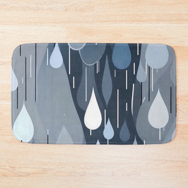 Item preview, Raindrop Rhythms In A Serene Blue Cascade designed and sold by Cominu-Arts.