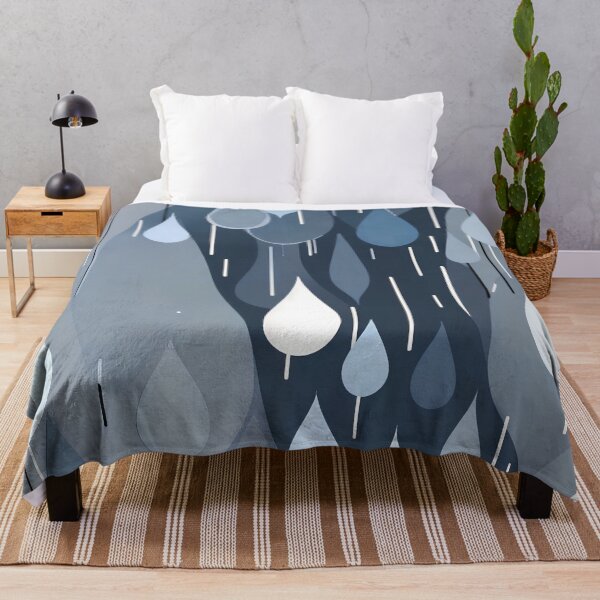 Item preview, Raindrop Rhythms In A Serene Blue Cascade designed and sold by Cominu-Arts.
