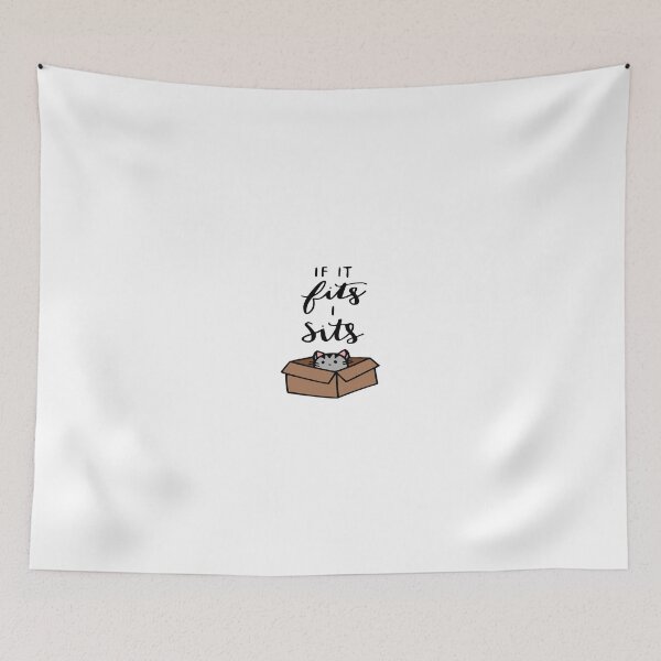Item preview, If It Fits I Sits designed and sold by xCrazyCraftLady.