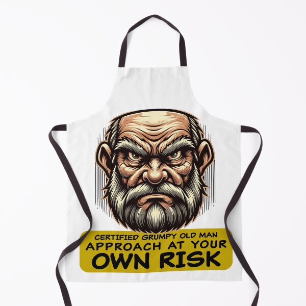 Item preview, Certified Grumpy Old Man - Humorous Warning Design designed and sold by RyanBelandres.
