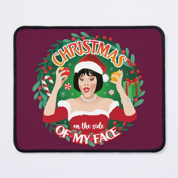 Item preview, Christmas on the side of my face designed and sold by AleMogolloArt.