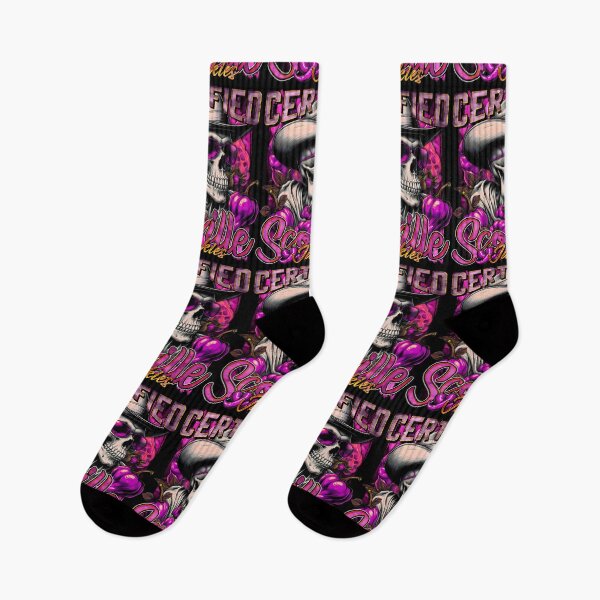 Item preview, Certified Scoville Junkies: Skulls Grinning Through the Habanero Haze [Violet] designed and sold by SuriyaArts.