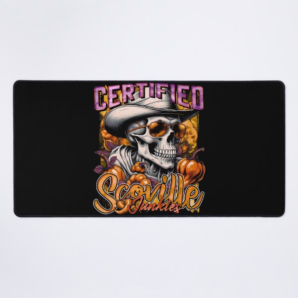 Item preview, Certified Scoville Junkies: Skulls Grinning Through the Habanero Haze [Golden] designed and sold by SuriyaArts.