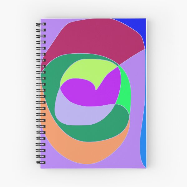 Item preview, Colorful Circles and Lines on Blue Background designed and sold by masabo.