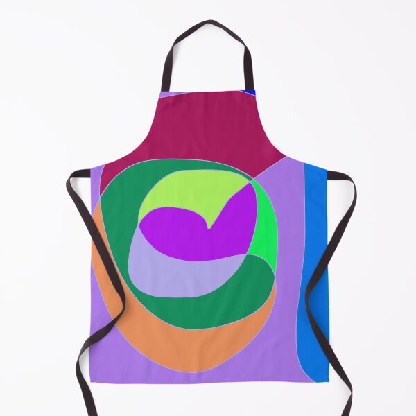 Item preview, Colorful Circles and Lines on Blue Background designed and sold by masabo.