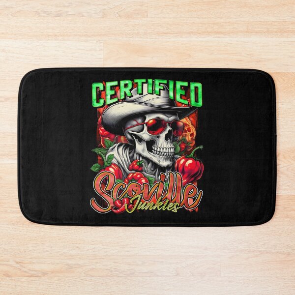 Item preview, Certified Scoville Junkies: Skulls Grinning Through the Habanero Haze [Green] designed and sold by SuriyaArts.