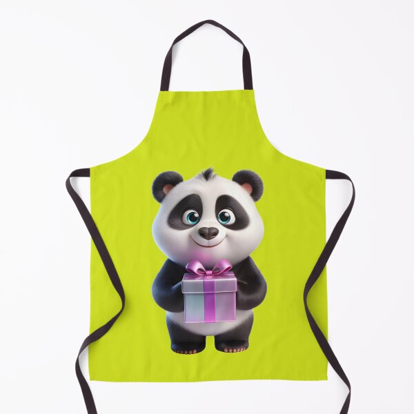 Item preview, Cute, adorable and affectionate Panda bear with a gift box in his hands. designed and sold by Nathalymx.
