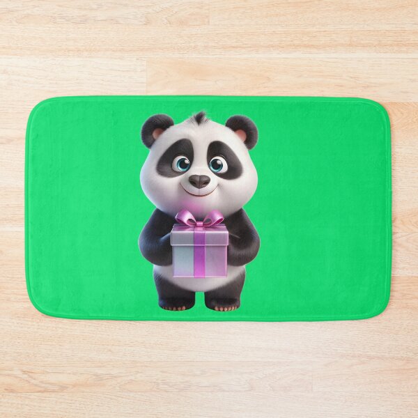 Item preview, Cute, adorable and affectionate Panda bear with a gift box in his hands. designed and sold by Nathalymx.