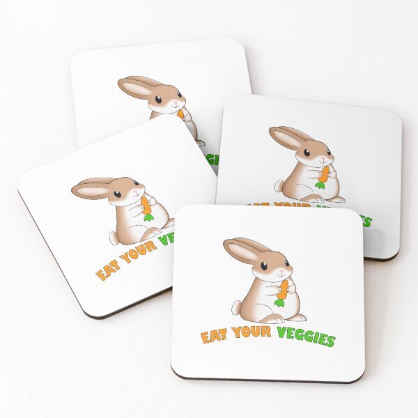 Item preview, Eat your veggies bunny designed and sold by ErMa-Designs.