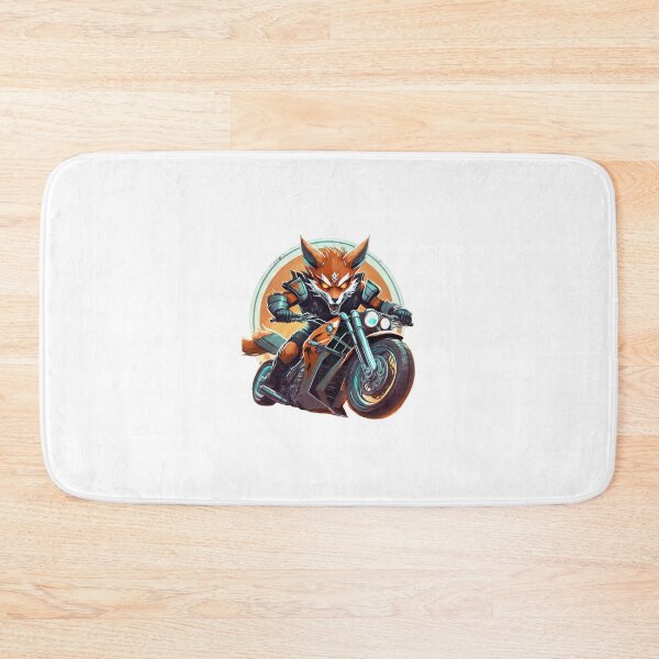 Item preview, Fox Riding a Motorcycle designed and sold by BADESIGNZZ.