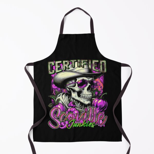 Item preview, Certified Scoville Junkies: Skulls Grinning Through the Habanero Haze [Neon] designed and sold by SuriyaArts.