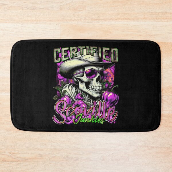 Item preview, Certified Scoville Junkies: Skulls Grinning Through the Habanero Haze [Neon] designed and sold by SuriyaArts.