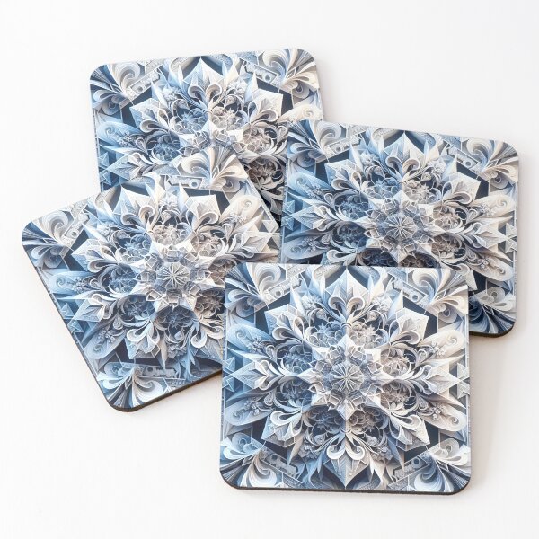 Item preview, "Icy Geometric Mirage" designed and sold by APARTAI EU.