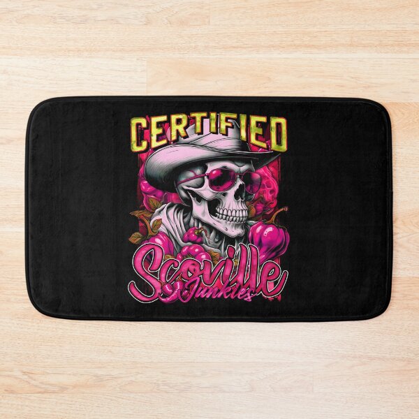 Item preview, Certified Scoville Junkies: Skulls Grinning Through the Habanero Haze [Pink] designed and sold by SuriyaArts.