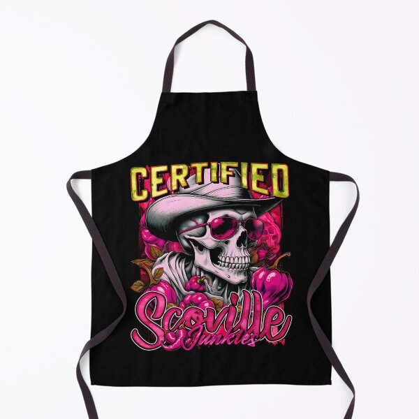 Item preview, Certified Scoville Junkies: Skulls Grinning Through the Habanero Haze [Pink] designed and sold by SuriyaArts.