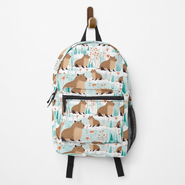 Item preview, Winter Capybara Pattern #capybara #kids #capy designed and sold by GrinGalore.