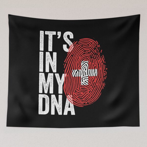 Item preview, It's in my dna Swiss Flag designed and sold by Crea-mood.