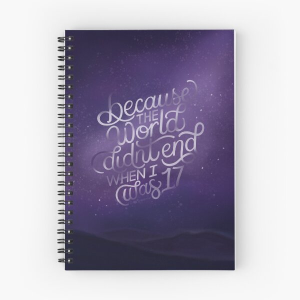 Item preview, because the world didn't end when I was 17 | Quote Art Healing Love Tiktok Illustration Heartbreak Peace Selfcare Manifestation  designed and sold by Amber  Liu.