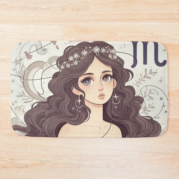 Item preview, Cute Zodiac Virgin - Virgo Zodiac Sign Art1 designed and sold by GsnDream.