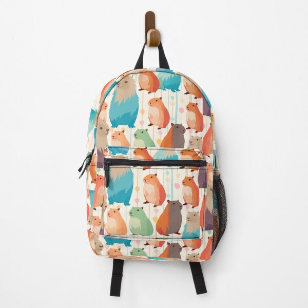 Item preview, Colorful Capybara Pattern #capybara #capy designed and sold by GrinGalore.