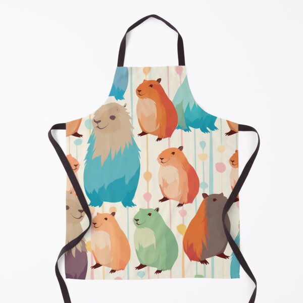 Item preview, Colorful Capybara Pattern #capybara #capy designed and sold by GrinGalore.