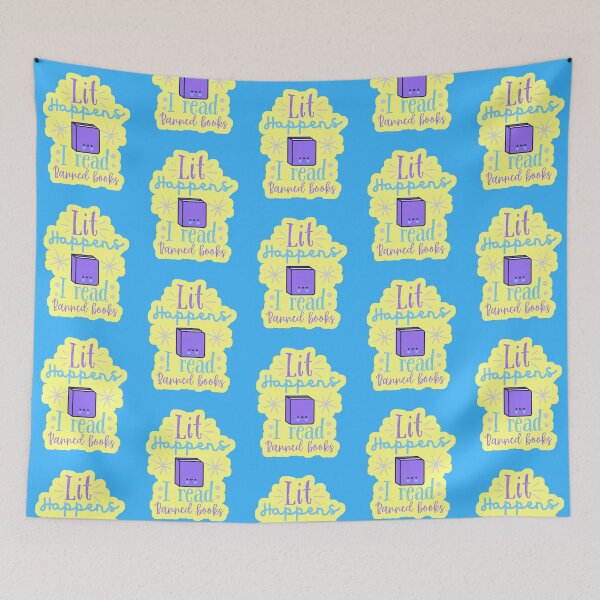 Item preview, I Read Banned Books Cozy Reading designed and sold by Renata illustrata.