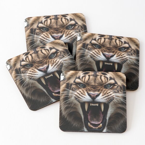 Item preview, Fierce Majesty: The Intense Gaze of a Tiger designed and sold by DreamPrint Collective.