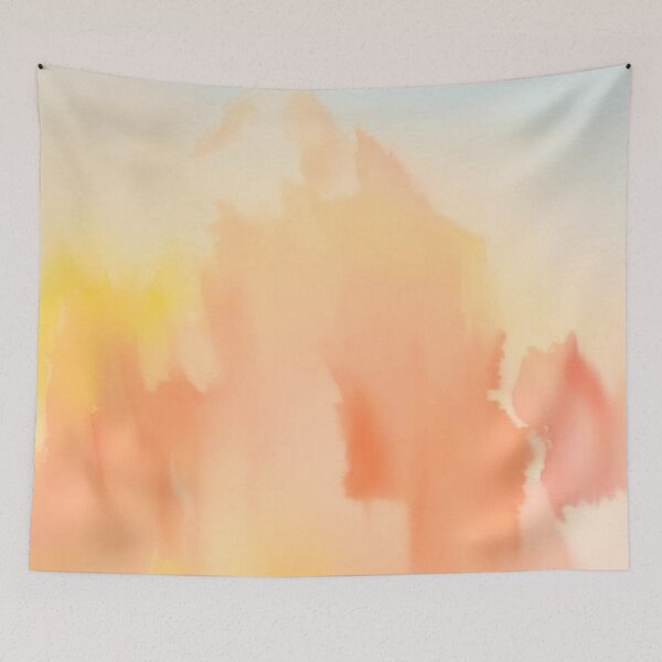 Item preview, Peach And White Watercolor  designed and sold by Gabriela McDaniel.