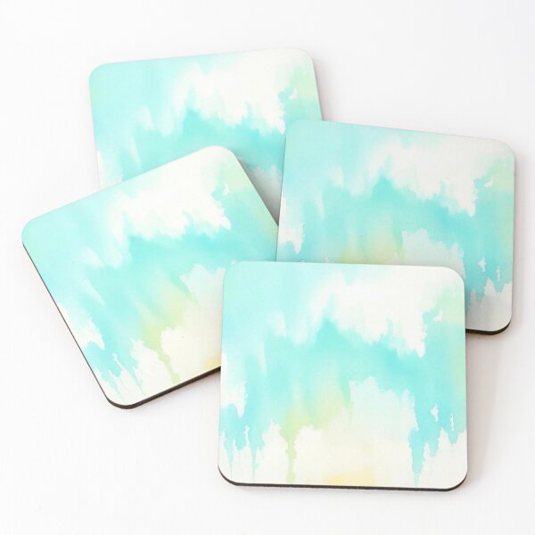 Item preview, Turquoise And White Watercolor  designed and sold by Gabriela McDaniel.