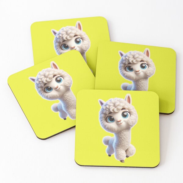 Item preview, Cute and adorable Llama or Alpaca in funny pose. designed and sold by Nathalymx.