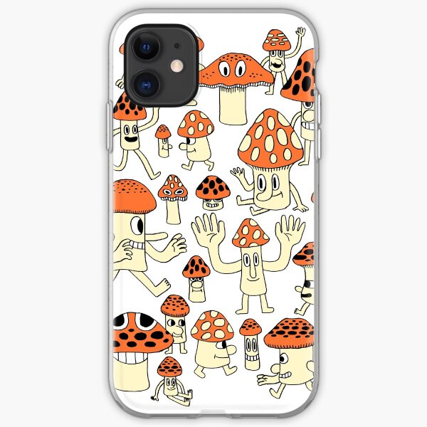 Mushrooms iPhone Soft Case