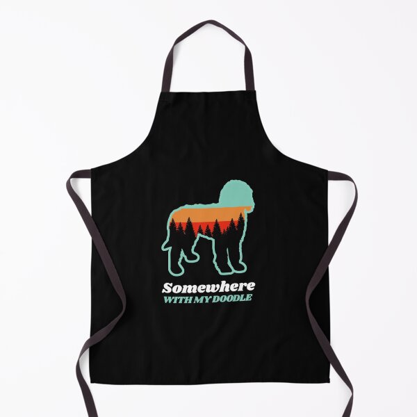 Item preview, Somewhere With My Doodle Vintage Hiking Camping Gift designed and sold by Guarddogdrive.