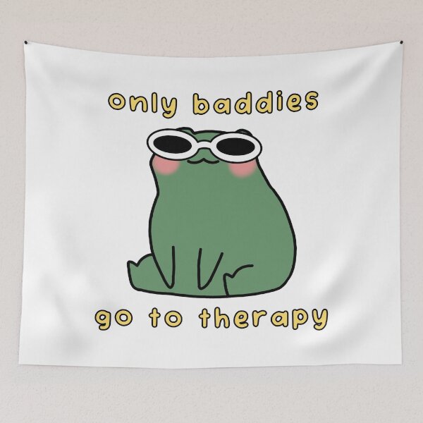 Item preview, Only baddies go to therapy designed and sold by K'Boppin.