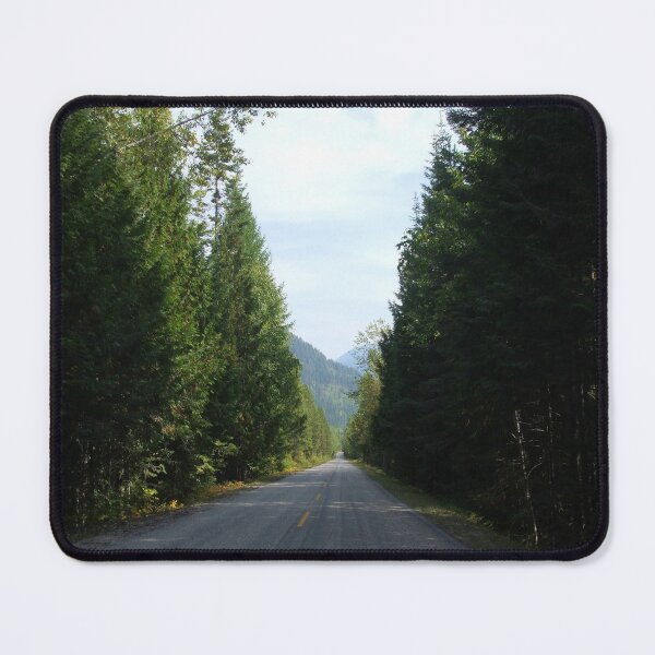 Item preview, Champion Lakes Road 1: tree-lined mountain road. designed and sold by Dustwood-Media.