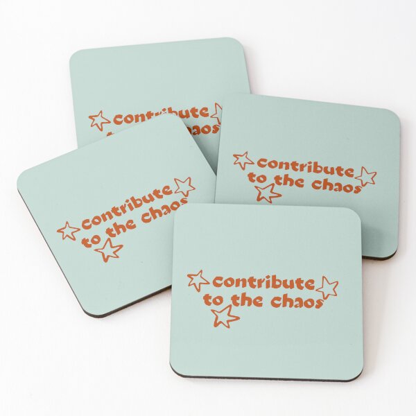 Item preview, contribute to the chaos  designed and sold by Hannah Rosen.