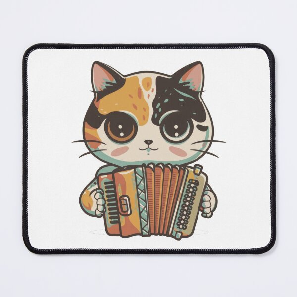 Item preview, Calico Cat play the accordion designed and sold by bukajart.