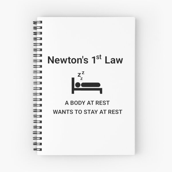 Item preview, Newtons 1st Law funny design  designed and sold by MrTutor.