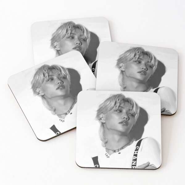 Item preview, Lee Felix black and white sexy hot yongbok felix Boyfriend material Stray Kids SKZ Kpop Boy group hot poster w photoshoot  designed and sold by Kpop-Noona.