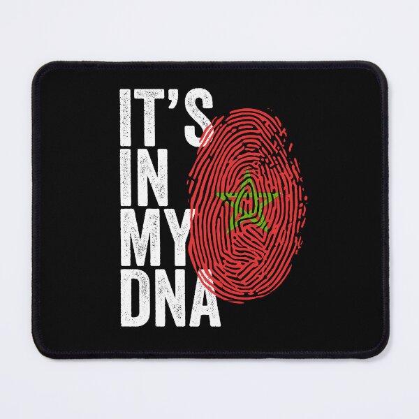 Item preview, It's in my DNA The Morocco Flag designed and sold by Crea-mood.