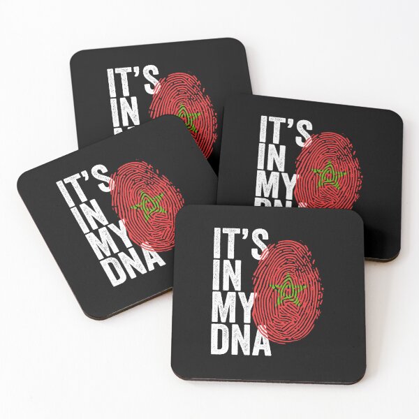 Item preview, It's in my DNA The Morocco Flag designed and sold by Crea-mood.