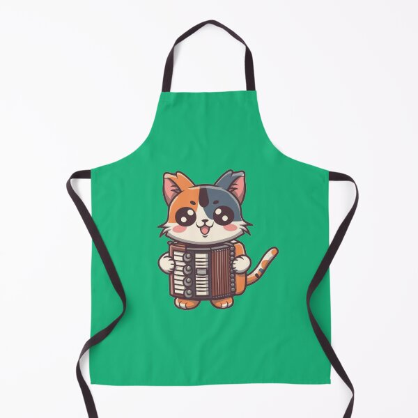 Item preview, Calico Cat play the accordion designed and sold by bukajart.