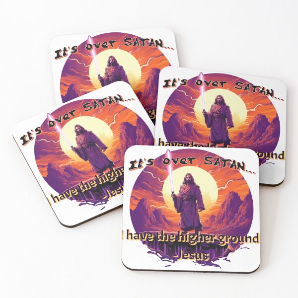 Item preview, Jesus... it's over satan, i have the higher ground designed and sold by JonathanP514.