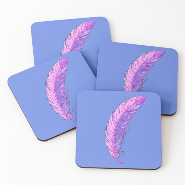 Item preview, Mystic Feather Pink designed and sold by TheFoxyWolfShop.