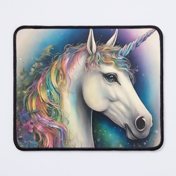 Item preview, Cute Unicorn Head, Rainbow Unicorn Art For Unicorn Fans designed and sold by haRexia.