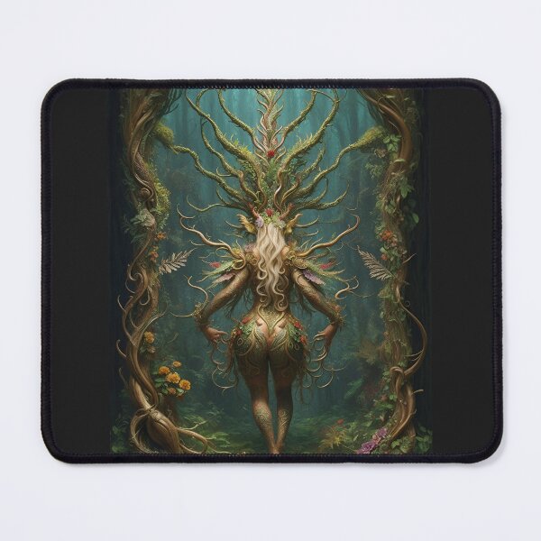 Item preview, Beautiful enigmatic Lady of the forest designed and sold by Fantasymachine.