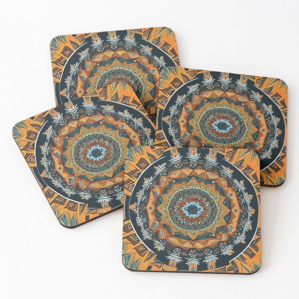 Item preview, Tribal pattern design orange designed and sold by operossa.