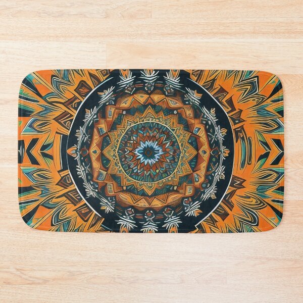Item preview, Tribal pattern design orange designed and sold by operossa.