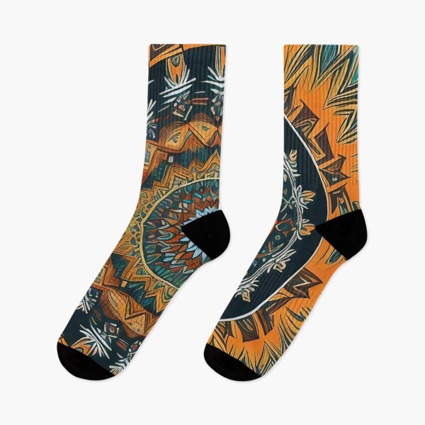 Item preview, Tribal pattern design orange designed and sold by operossa.