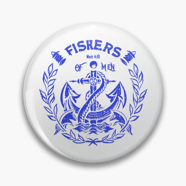 Item preview, Fishers of Men - Matthew 4:19: Nautical Anchor Design designed and sold by HahaHandlesHub.