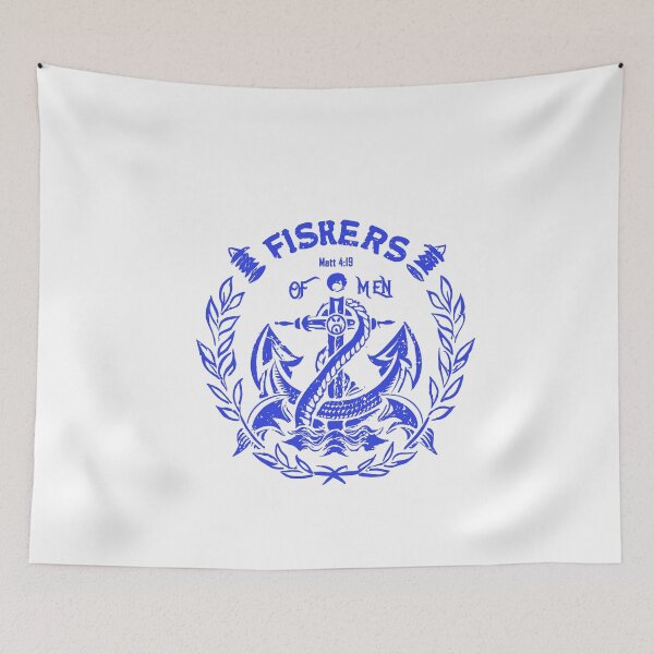 Item preview, Fishers of Men - Matthew 4:19: Nautical Anchor Design designed and sold by HahaHandlesHub.